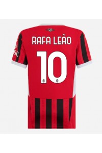 AC Milan Rafael Leao #10 Fotballdrakt Hjemme Klær Dame 2024-25 Korte ermer